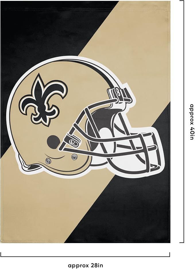 NFL Double Sided Team Logo Vertical Flag (40" x 28")