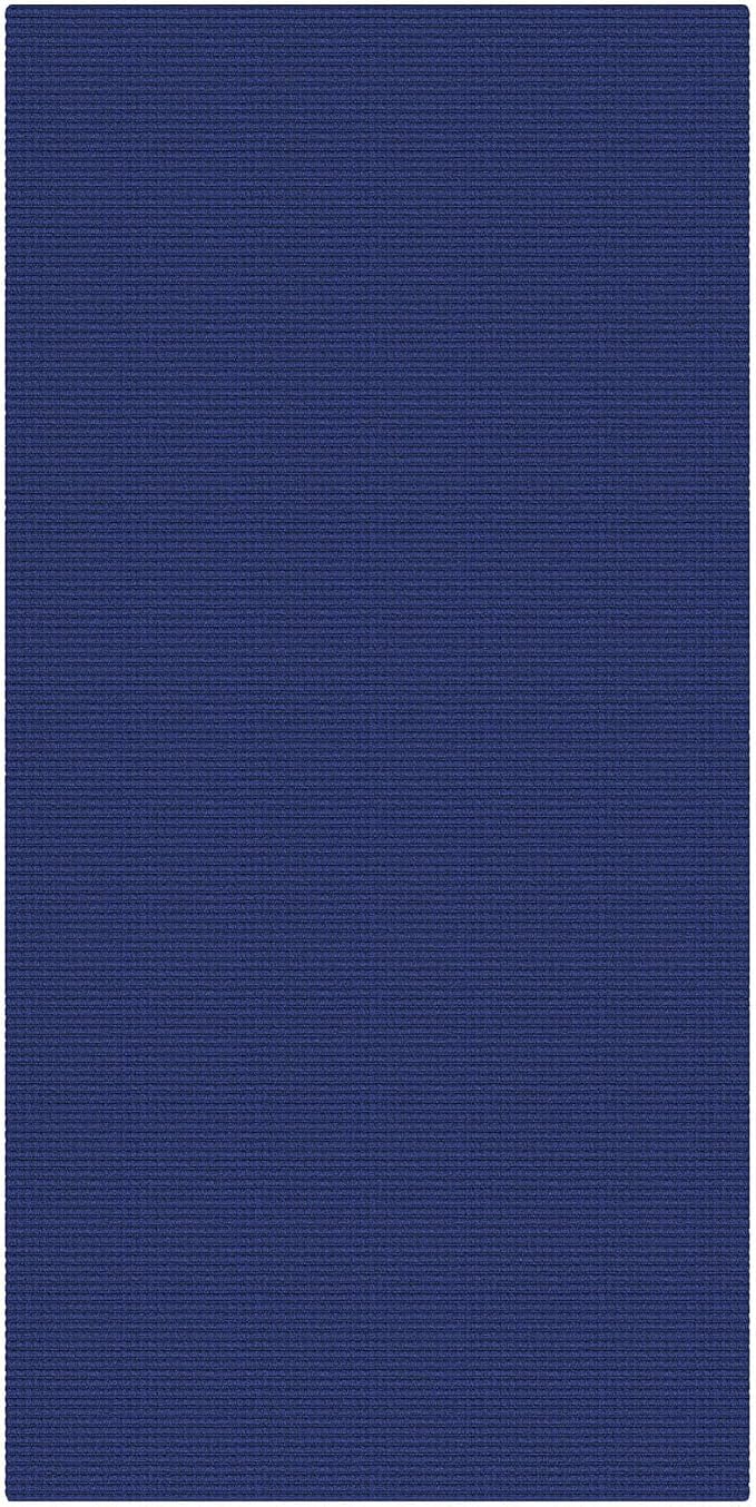 KOZYFLY 3x6 Washable Runner Rug, Non Slip Wide Runners for Hallway, Woven Large Entryway Runners, Braided Floor Carpet Runner for Entry, Kitchen, Bedside, Hall, Royal Blue/Navy