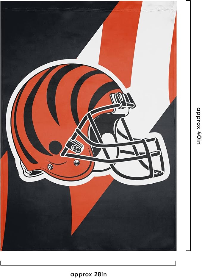 NFL Double Sided Team Logo Vertical Flag (40" x 28")