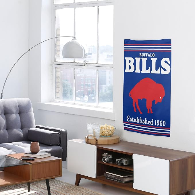 NFL Double Sided Team Logo Vertical Flag (40" x 28")