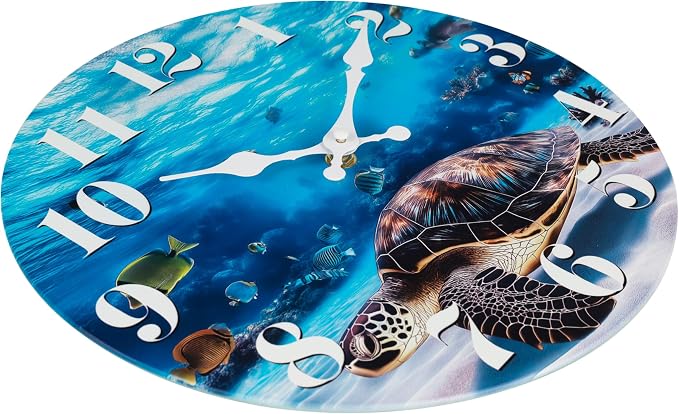 jomparis Ocean Theme Indoor Outdoor Waterproof Decor for Bathroom Pool Kitchen Paito (12Inch,Coastal Theme)