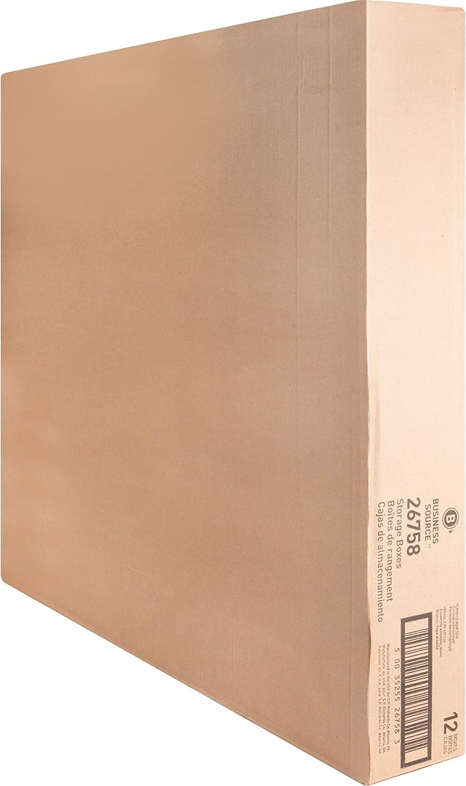 Business Source Lift-off Lid Medium Duty Storage Box