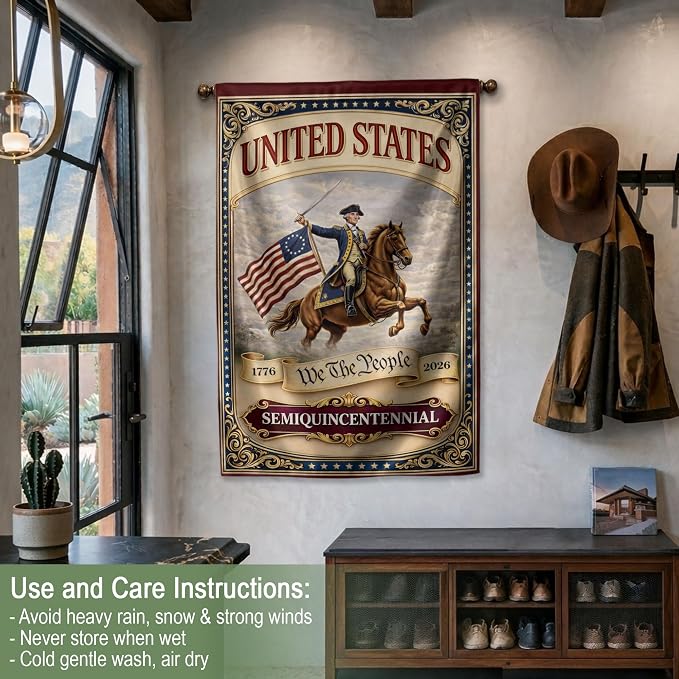 1776-2026 Commemorative, We The People Flag, Garden Flags For Outside, 250 Anniversary Usa Flag, American 250th Anniversary Patriotic Design, Dualided Design 5 (30x40 Inch)