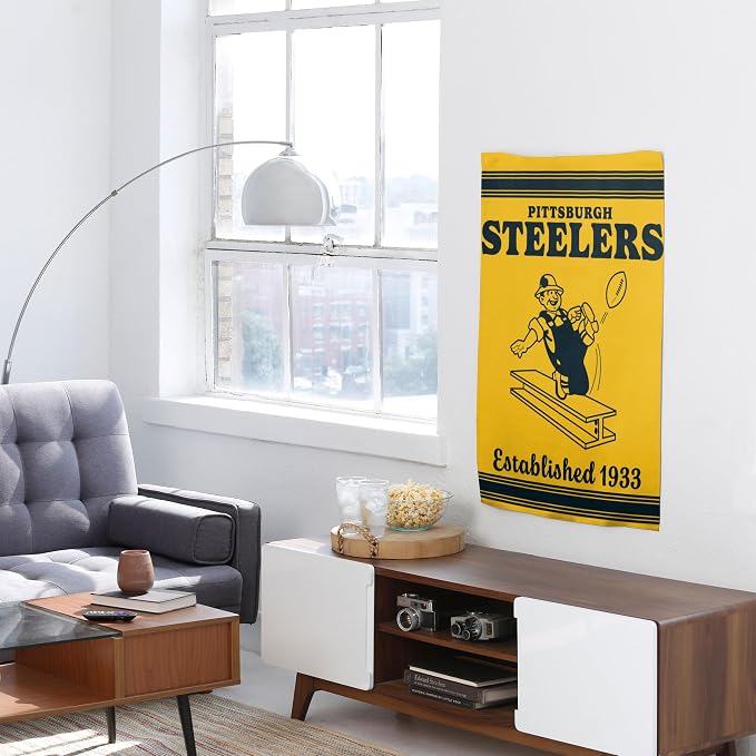 NFL Double Sided Team Logo Vertical Flag (40" x 28")