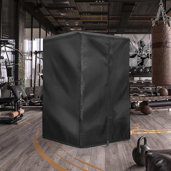Pull Up Station Cover, Dustproof-Cover for Pull Up Station/Dip Bar Station for Outdoor, Pull Up Rack Machine Protect Home Gym Strength Training Dip Stands Cover