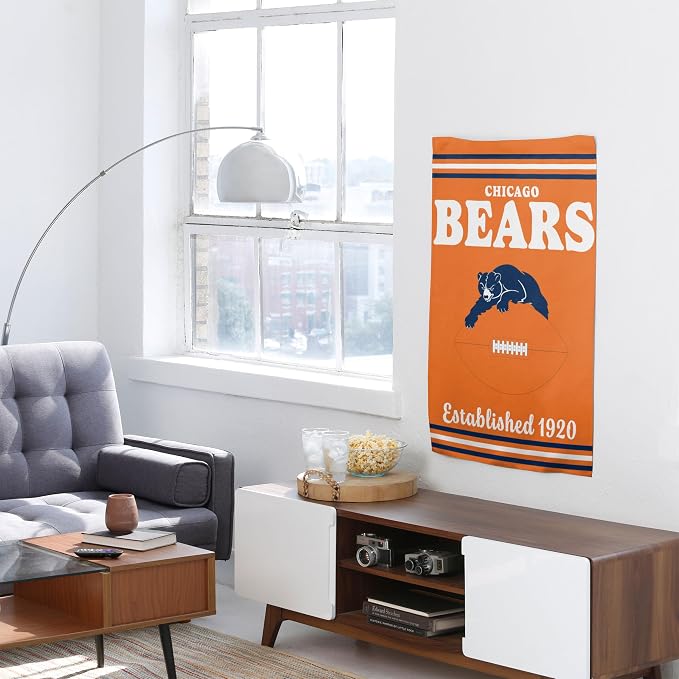 NFL Double Sided Team Logo Vertical Flag (40" x 28")