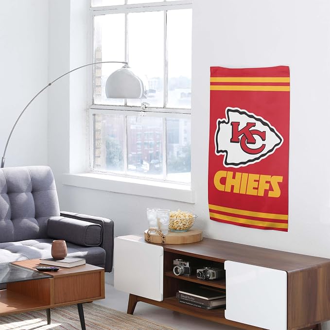 NFL Double Sided Team Logo Vertical Flag (40" x 28")