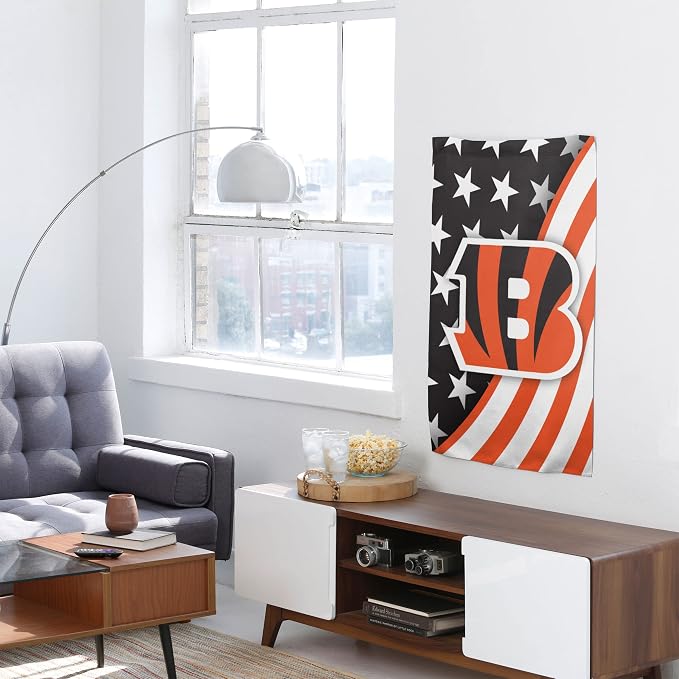 NFL Double Sided Team Logo Vertical Flag (40" x 28")