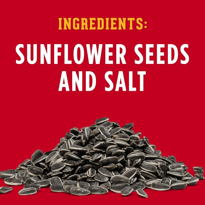 DAVID SEEDS Roasted and Salted Original Jumbo Sunflower Seeds, Keto Friendly, 5.25 Oz, 12 Pack