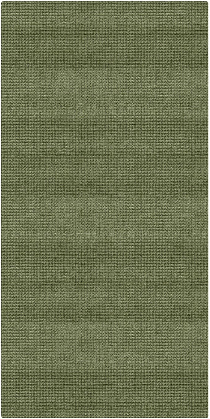 KOZYFLY 3x6 Washable Runner Rug, Non Slip Wide Runners for Hallway, Woven Large Entryway Runners, Braided Floor Carpet Runner for Entry, Kitchen, Bedside, Hall, Olive Green/Earthy Green