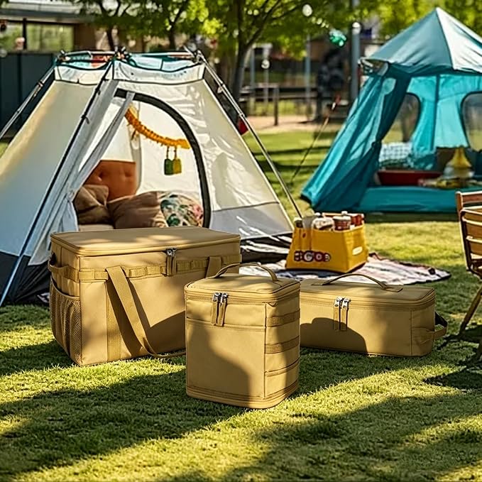11L Camping Storage Bag, Tactical Camping Storage Bag | 600D is durable, waterproof, Suitable for camping, traveling, picnicking