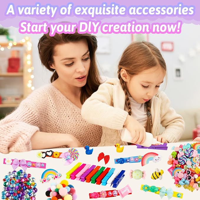 80 Set Cheer Pins Spirit Clips Clothes Wooden Pins for Backpacks Include 90 Mini Resin Animals 30 Mini Bows 500 Beads Cheer Clothespins Decorations Ribbon Team Classroom Cheer Gifts Bulk(Colorful)