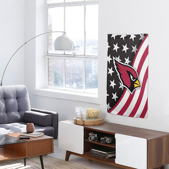 NFL Double Sided Team Logo Vertical Flag (40" x 28")