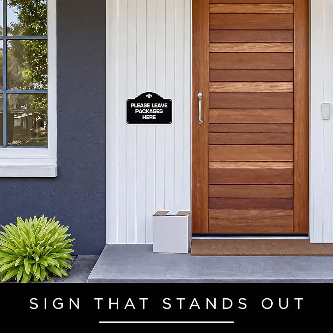 Custom Sign, Customized for Outdoor/Indoor Use, Personalized Designer Style Sign, 24 Colors, Rust-Free Thick ACM - Horizontal Round Corner 10x14 Inch, 24 Colors, Rust-Free Thick ACM by My Sign Center, USA