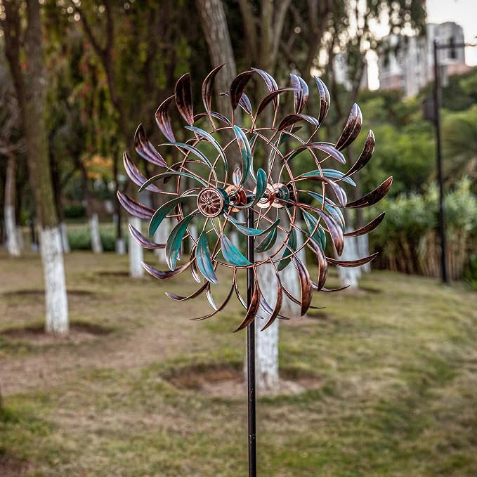 Stargarden Wind Spinners Outdoor, Metal Large Wind Sculptures | 360 Degrees Kinetic Wind Sculptures& Spinners Yard Art Outdoor Garden Decor