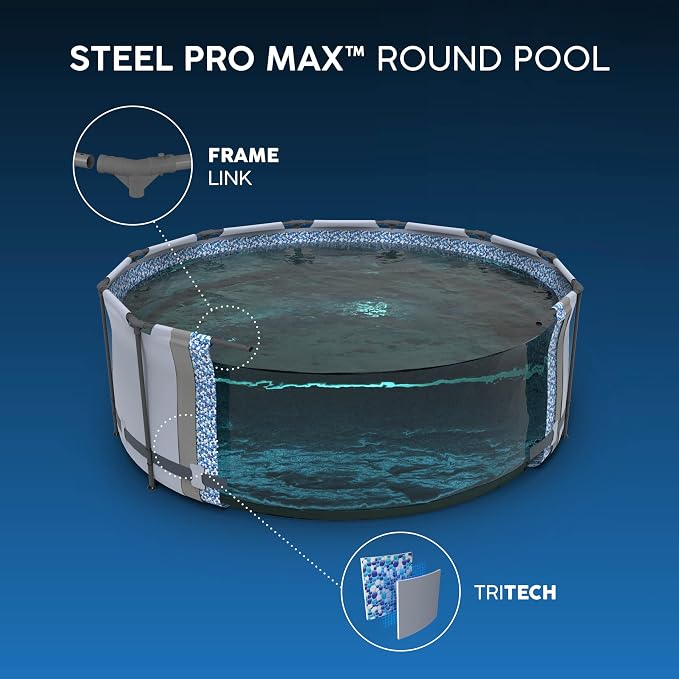 Steel Pro MAX™ 10' x 30"/3.05m x 76cm Round Pool