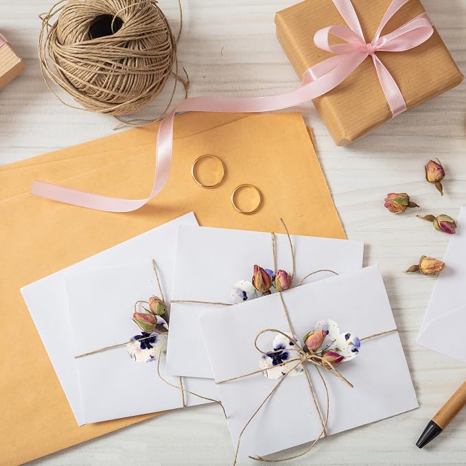 50pcs Large (2.5" h x 2.85" w) Purple Heart Gift Wrap Tags Seed Paper – Writable & Plantable Wildflower, Mom's Gift for Birthday, Use for Wedding, Baby Shower, & Party Favors