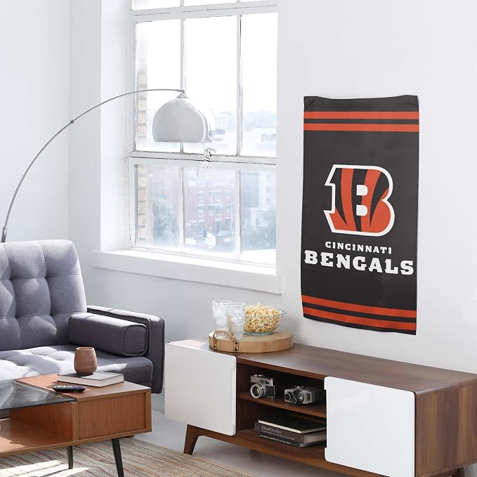 NFL Double Sided Team Logo Vertical Flag (40" x 28")