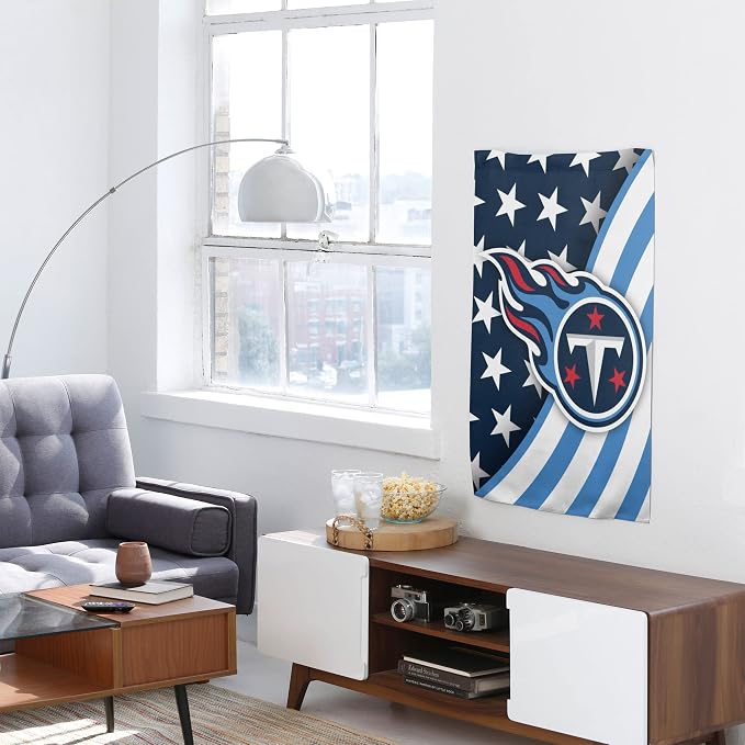 NFL Double Sided Team Logo Vertical Flag (40" x 28")