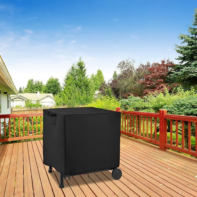 Outdoor Cart Cover, Waterproof Grill Cart Cover Pizza Oven Table Covers, 36 Inch Patio Storage Cabinet Covers - 36 x 22 x 29 Inch