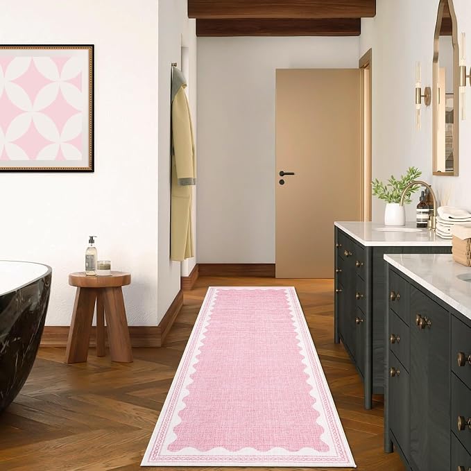 GarveeHome Scalloped Rug