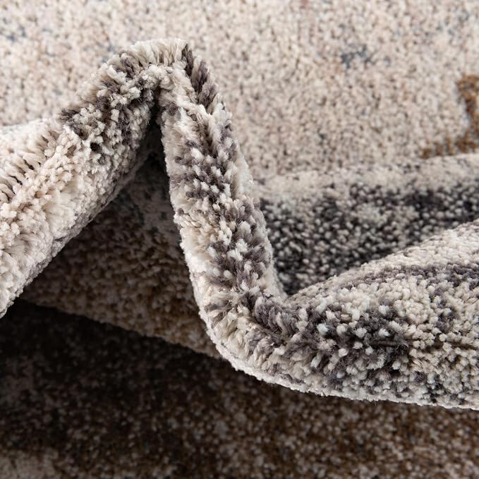 Unique Loom Eco Southwestern Collection Area Rug - Ely (Rectangular 5' 3" x 8' 0", Ivory/Black)