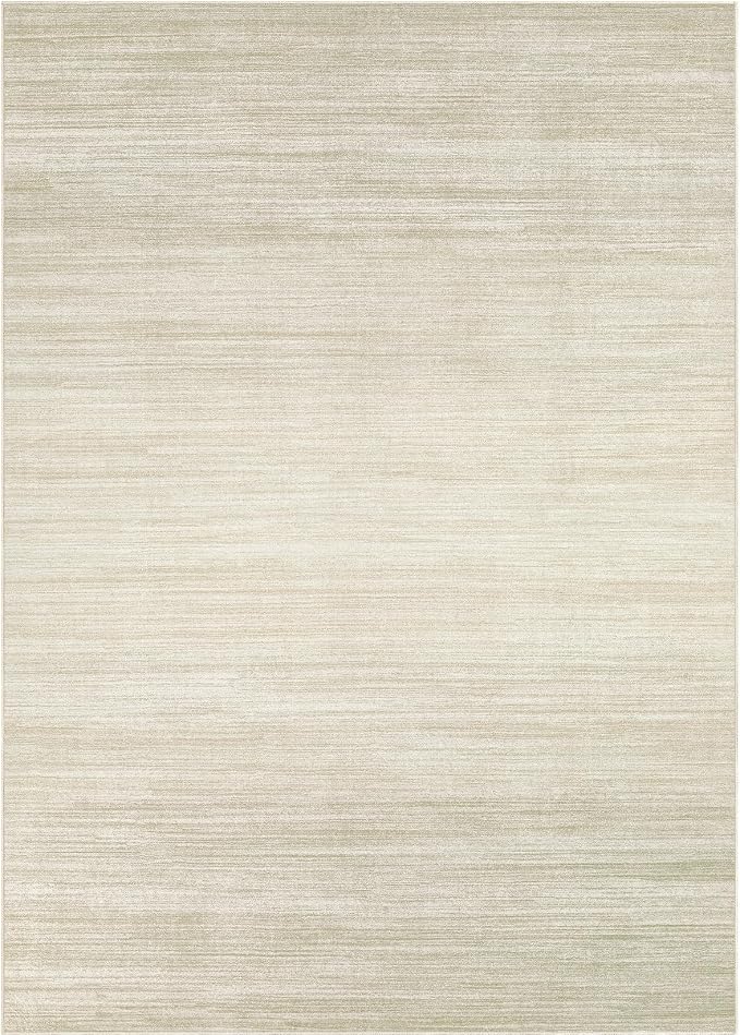 UERMEI 10x12 Washable Area Rug - Neutral Modern Abstract Living Room Rugs, Non-Slip Soft Large Indoor Floor Carpet for Bedroom Home Office & Under Dining Table Decor, Brown/Beige