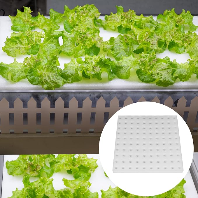 400 PCS Hydroponic Sponge Planting Tool Square Seedling Sponges Greenhouse Hydroponic Sponges Hydroponic Vegetable Planting Sponge for Small Bud Growth