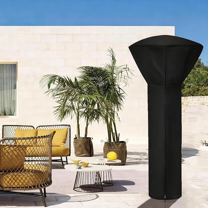 Patio Heater Cover for EAST OAK Patio Heaters UR48BN1, 87in Patio Heater Covers Waterproof with Zipper for OAK Outdoor Heaters-87"H x 33"D x 19"B