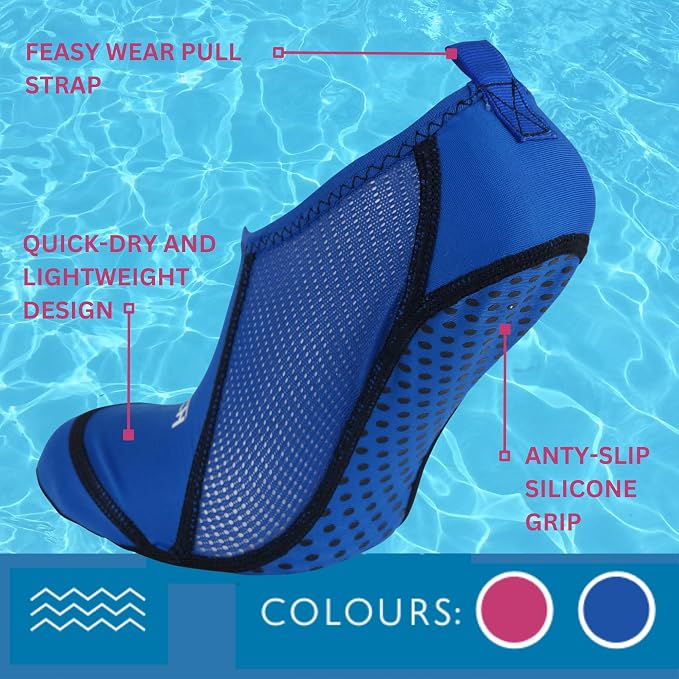 SwimTech Swimming Pool Sock - Junior - Pink -