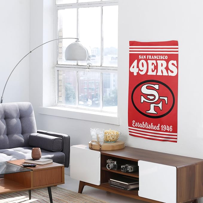 NFL Double Sided Team Logo Vertical Flag (40" x 28")