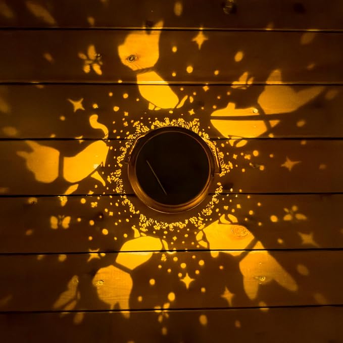 Cat Solar Lanterns Outdoor Waterproof, Cat Gifts for Women Mom Grandma, Hanging Solar Lights for Yard, Patio, Lawn, Pathway, Tabletop, Porch, Garden Decor