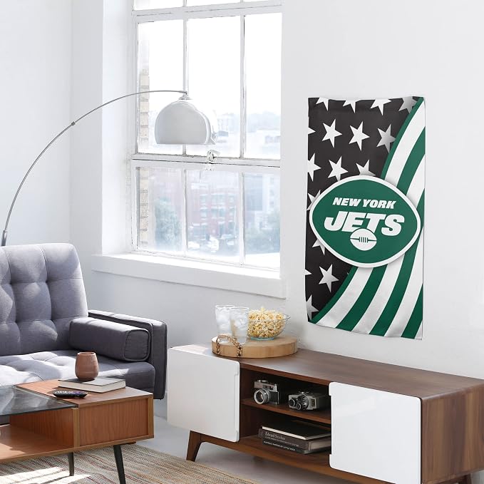NFL Double Sided Team Logo Vertical Flag (40" x 28")