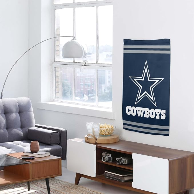 NFL Double Sided Team Logo Vertical Flag (40" x 28")