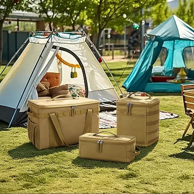 6L Camping Storage Bag, Tactical Camping Storage Bag | 600D is durable, waterproof, Suitable for camping, traveling, picnicking