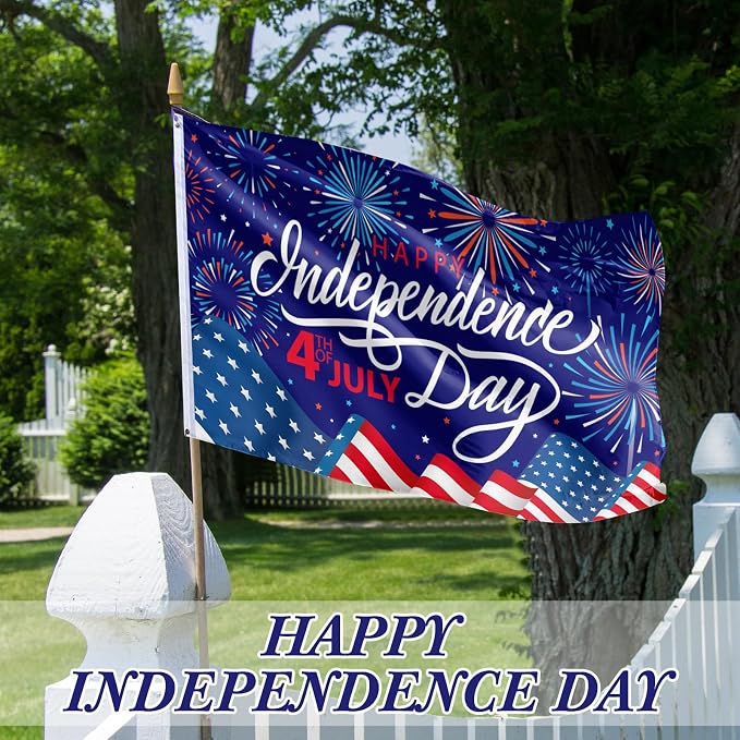 SmoothNovelty 12 Pcs Seasonal Garden Flag 3 x 5 ft Yard Flags for Outside Double Sided Holiday Banner with Grommets for Spring Summer 4th of July Outdoor Banner Decorations(Classic)