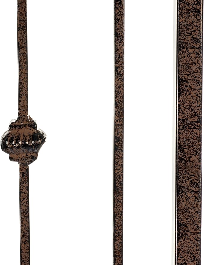 H Potter Garden Trellis 32" W x 6' Tall, Heavy Duty Iron Freestanding | Ground spikes included. Weather-resistant finish. Ideal for roses, clematis, ivy, and climbing vines.