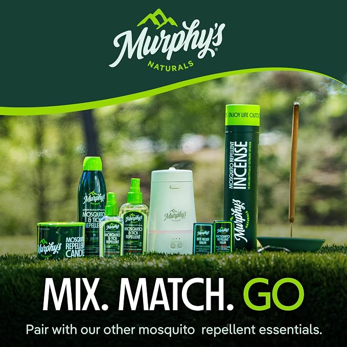 Murphy's Naturals Citronella Mosquito Repellent Candles, 9 oz (Pack of 1) | Soy & beeswax blend with rosemary, peppermint, citronella & lemongrass oils; 30-hour burn for patios & outdoor spaces
