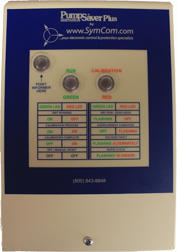 233P Pump Saver Plus 233 by SymCom, Single Phase, 230 V
