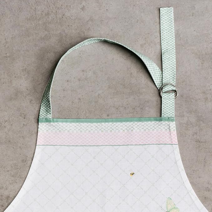 Maison d' Hermine Aprons for women with Pocket 100% Cotton (27.50"x31.50") | Adjustable Neck Strap & long ties Apron Men Chef Wedding Cooking Gardening Server Maid