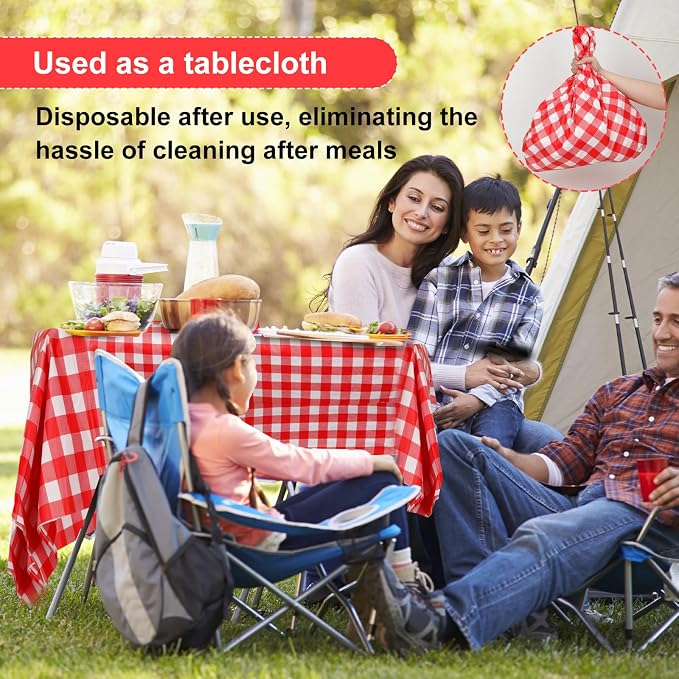 4 Pcs Disposable Outdoor Picnic Blankets 70.9''x70.9'' Portable Pocket Blanket Foldable Waterproof Picnic Mats Sandproof Beach Blanket with Ground Spikes for Beach Travel Hiking Camping