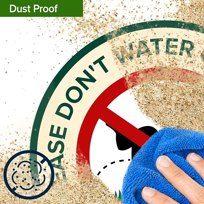 Please Don't Water Our Plants, Curb Your Dog - Funny Sign, 9"x17" Inches, Heavy Duty Integrated Ground Stakes, Indoor/Outdoor Use, Rust Free Aluminum Composite, Made in USA by My Sign center