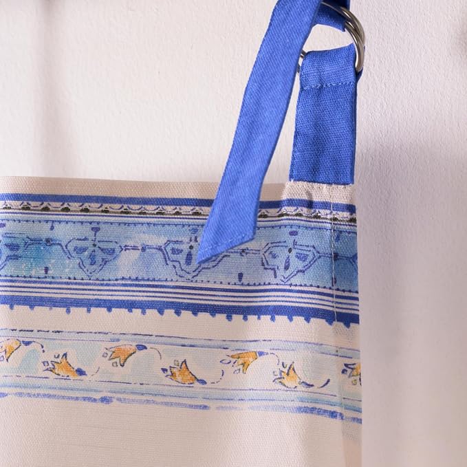Maison d' Hermine Aprons for women with Pocket 100% Cotton (27.50"x31.50") | Adjustable Neck Strap & long ties Apron Men Chef Wedding Cooking Gardening Server Maid