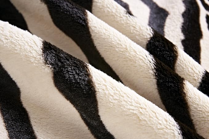 townssilk Area Rug Faux Zebra Print Rug 4.3x4.7 Feet Rug/Mat/Carpets for Home