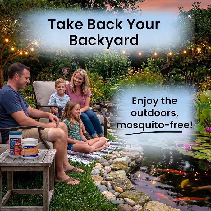 MICROBE-LIFT BMC Biological Mosquito Control, Liquid Treatment for Medium-Sized Decorative Water Gardens Up to 2,000 Gallons, Fountains and Ponds, 1 Gallon