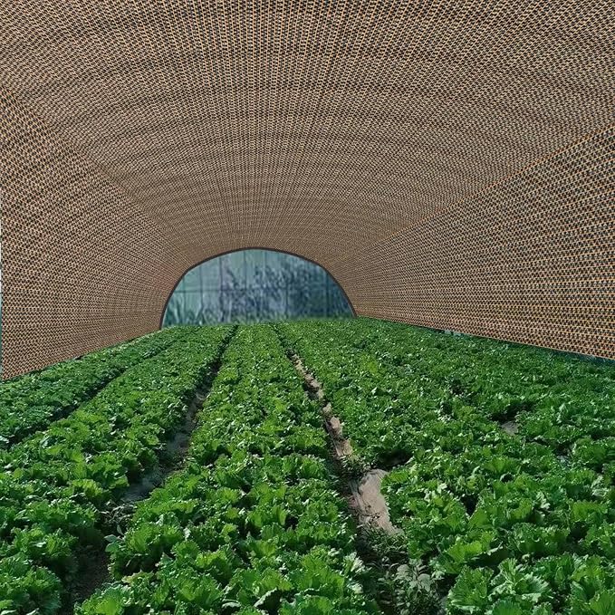Shade Cloth,80% Sunblock Net with Metal Grommets and Reinforced Edges,Garden Sun Shade Netting,Used in Courtyards,Balconies,Carports,Greenhouse, Plants Growing,Chicken Coop Patios etc.24x24FT