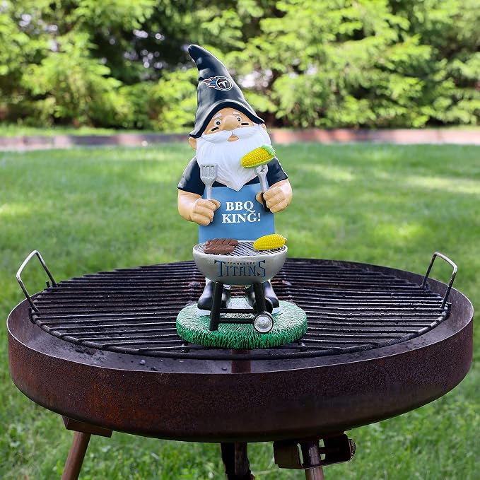 FOCO NFL Unisex-Adult NFL Team Logo Grill Garden Statue Outdoor Gnome 10"
