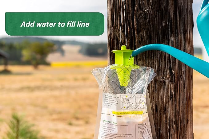 RESCUE! Big Bag Fly Trap – Disposable, Outdoor Use - 4 Traps