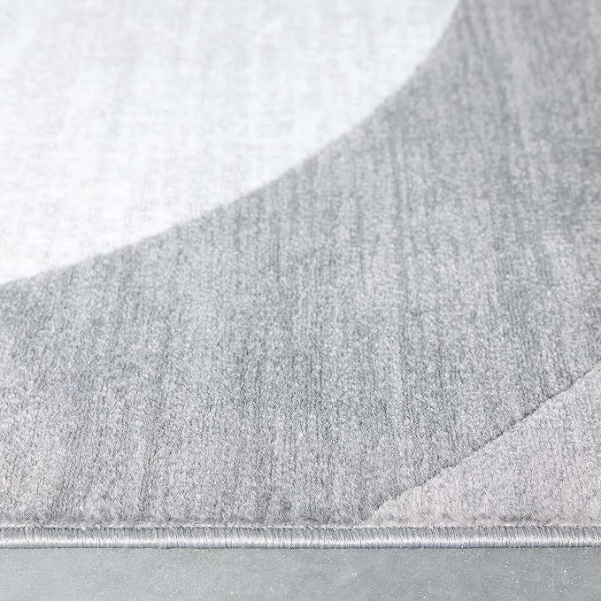 Well Woven Dulcet Bingo Grey Modern Geometric 7'10" x 9'10" Area Rug
