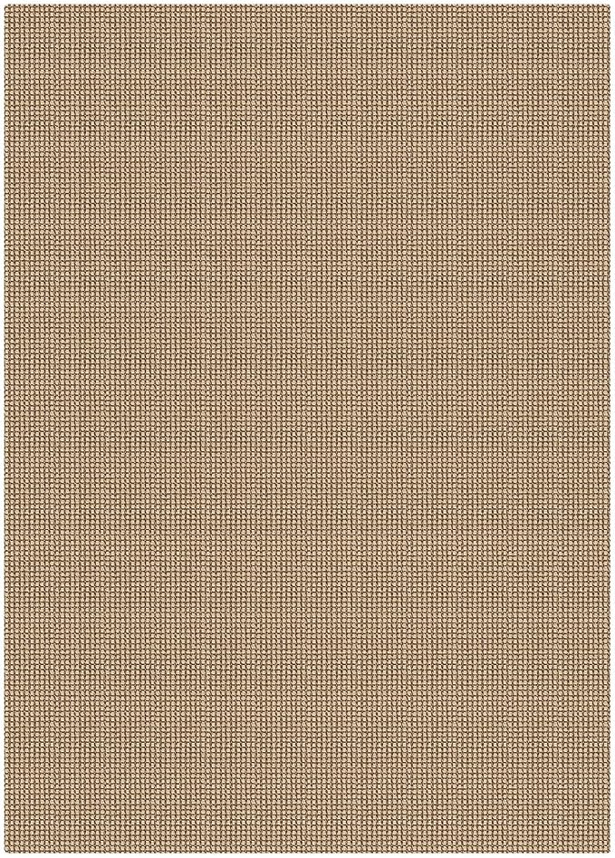 KOZYFLY Washable Area Rug 5x7 ft Rubber Backed Non Slip Rugs for Living Room Braided Cotton Bedroom Rug Woven Office Rugs Indoor Floor Carpets for Dining Bedroom Living Room, Orange Beige/Tan/Brown